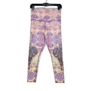 Evolution and Creation EVCR Hayley Elephant Rhapsody Crop Leggings Pants Medium